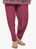 Go Colors Wine Solid Salwar