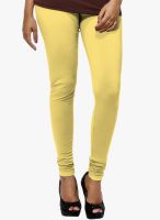 Go Colors Yellow Solid Churidar