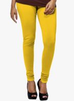 Go Colors Yellow Solid Churidar