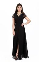 Lady Stark Women's Maxi Black Dress