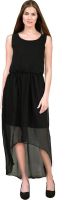 Lady Stark Women's High Low Black Dress