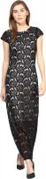 Liebemode Women's A-line Black Dress