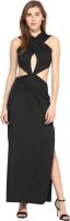 Liebemode Women's Maxi Black Dress