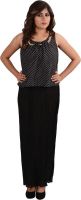 Liebemode Women's Maxi Black Dress