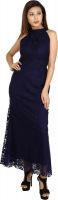 Maggie Women's A-line Blue Dress