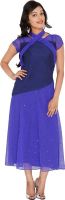 Majori Women's Layered Blue Dress