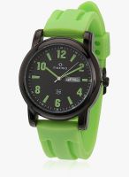 Maxima Attivo 26961Pagb Green/Black Analog Watch