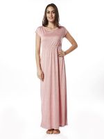 Mystere Paris Women's Empire Waist Pink Dress