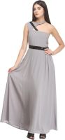 Nineteen Women's Maxi Grey Dress