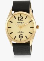 Omax Ts 422 Black/Gold Analog Watch