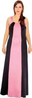 Parv Collections Women's Maxi Black Dress