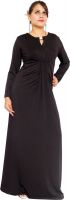 Parv Collections Women's Maxi Black Dress