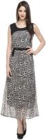 RD Fashions Women's Maxi Grey Dress