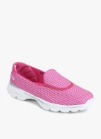 Skechers Go Walk 3 Pink Sporty Sneakers