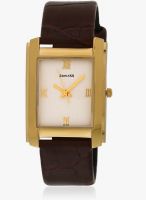 Sonata 7953Yl01 Brown/White Analog Watch