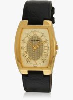 Sonata 7998Yl01a Black/Golden Analog Watch