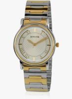 Sonata Wedding Collection 1013Bm12 Two Tone/Silver Analog Watch