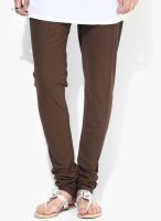 Stylenmart Brown Solid Churidar