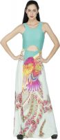 Svt Ada Collections Women's Maxi Green Dress