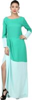 Threesome Women's Maxi Green Dress