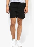Uni Style Image Black Solid Shorts