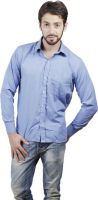 Alnik Men's Solid Formal Light Blue Shirt