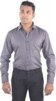 BL_NK Men's Checkered Formal Grey Shirt