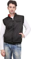 BRAVEZI Sleeveless Solid Men's Jacket