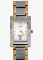 Casio Enticer Men's Bem-100Sg-7Avdf (Bs019) Silver-Gold/White Analog Watch