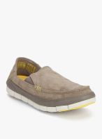 Crocs Stretch Microsu Grey Loafers