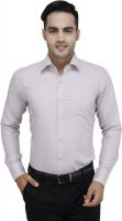 Da Vinci Men's Solid Formal Purple Shirt Da Vinci Men's Solid Formal Purple Shirt