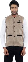 Fashion Stylus Sleeveless Solid Men's Nehru Jacket