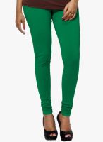 Go Colors Green Solid Churidar