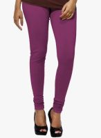 Go Colors Purple Solid Churidar