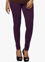 Go Colors Purple Solid Churidar