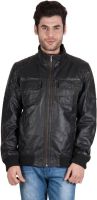 JUSTANNED Full Sleeve Solid Men's Leather Jacket