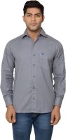 Nauhwar Men's Solid Formal Grey Shirt