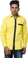 Nauhwar Men's Solid Formal Black Shirt