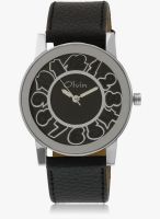 Olvin 15108-SL03 Black/Black Analog Watch