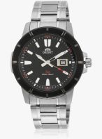 Orient Sune9003b0 Silver/Black Analog Watch