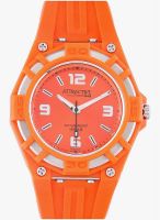 Q&Q Attractive DD00J005Y Orange/Orange Analog Watch