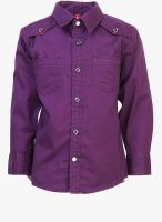 Spark Purple Casual Shirt