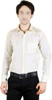 Zrestha Men's Solid Formal Yellow Shirt