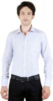 Zrestha Men's Solid Formal Purple Shirt