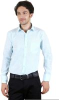 Zrestha Men's Solid Formal Blue Shirt