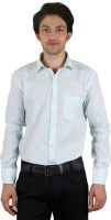 Zrestha Men's Solid Formal Green Shirt