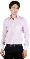 Zrestha Men's Solid Formal Pink Shirt