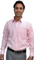 AVS Polo Men's Solid Formal Pink Shirt