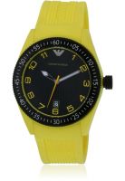 Emporio Armani Ar1040 Yellow/Black Analog Watch