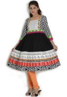 Globus Black Printed Kurtis